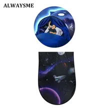 ALWAYSME детская кроватка кровать Волшебная палатка мечты космические приключения Единорог фантазия зима Страна Чудес динозавр остров палатка мечты