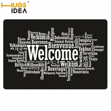 HUGSIDEA Придверный коврик Добро пожаловать в мой дом входная дверь Коврик Нескользящие коврики коврик для гостиной наружное украшение