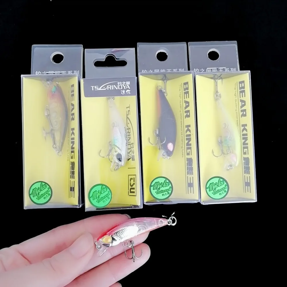 Tsurinoya 5 шт. Leurre Pesca жесткая рыболовная приманка 42 мм 2 8 гр. погружная блесна для