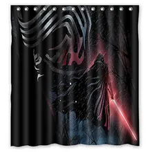 Занавеска для душа в ванной комнате s Kylo Ren Star Wars 180x180 см Экологичная водонепроницаемая ткань занавеска для душа