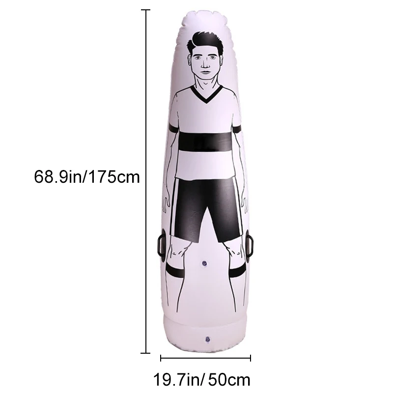 1,75 м надувной футбольный мяч для взрослых, тренировочный вратарь, тумблер, воздушный футбольный поезд, манекен, инструмент XD88