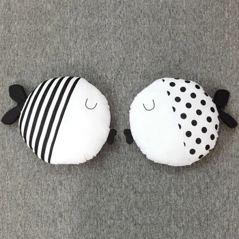 

1pc 40cm Cartoon Fish Plush Toy Pillow Plush Stuffed Animal doll Cushion good quality Toys kid children gift
