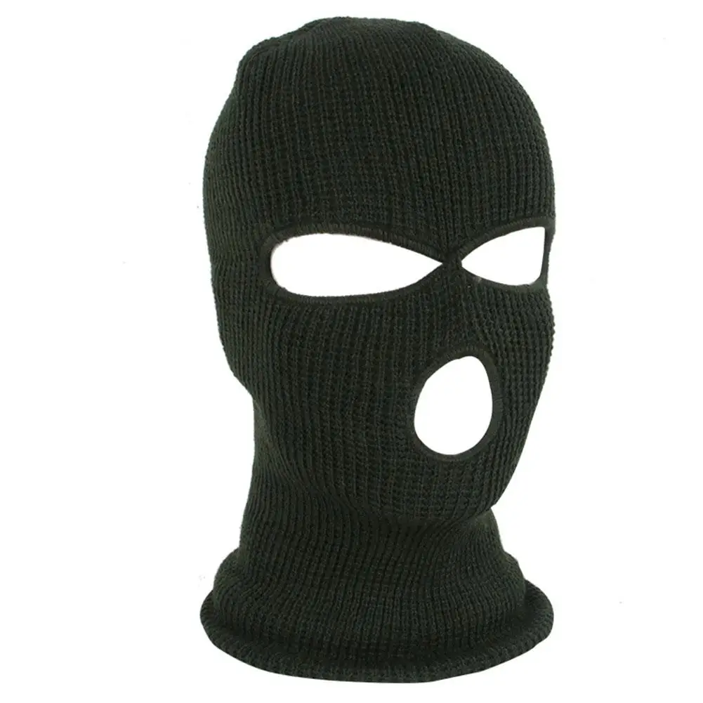 Mount Chain унисекс наружная вязаная швейная маска для лица теплая шапка для катания на лыжах - Цвет: Green