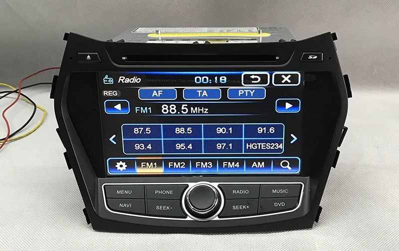 Clearance 2 din car dvd player gps for Hyundai Santa FE IX45 2013 2014 car radio video gps navigation Free Map Free Camera 4