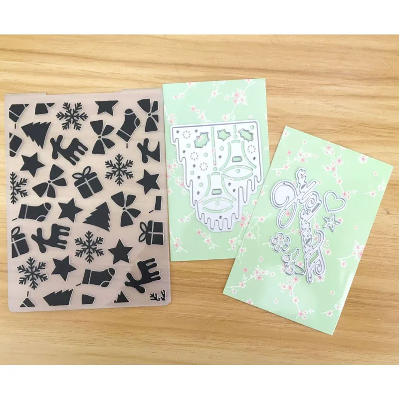 

Embossing folder & Cutting dies Combination Set Cardmaking & Scrapbooking