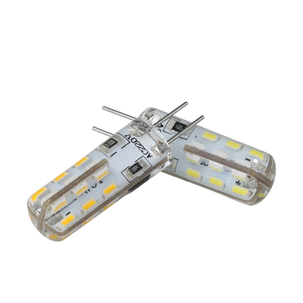 Светодиодная лампа ampoule 10x G4 1 Вт мини светильник Ac/DC12v 12 в пост. Тока 110 В 220 smd3014 24