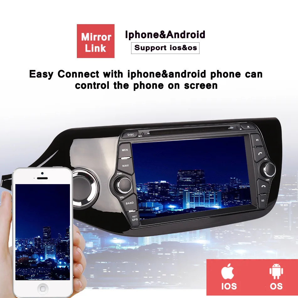 Sale Pro Full Hd Octa core Android 9.0 For Kia CEED 2013 2014 2015 Car DVD Player GPS Navi Radio WIFI 4G Bluetooth Navigation 2 din 5