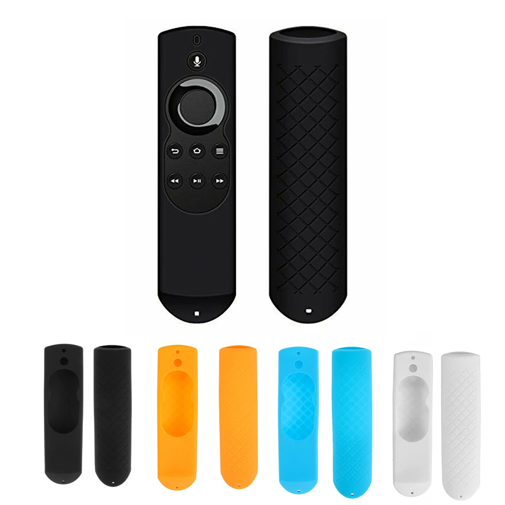 1 шт. Мягкий силиконовый чехол для Amazon Fire tv Stick, голосовой пульт, противоскользящий противоударный чехол