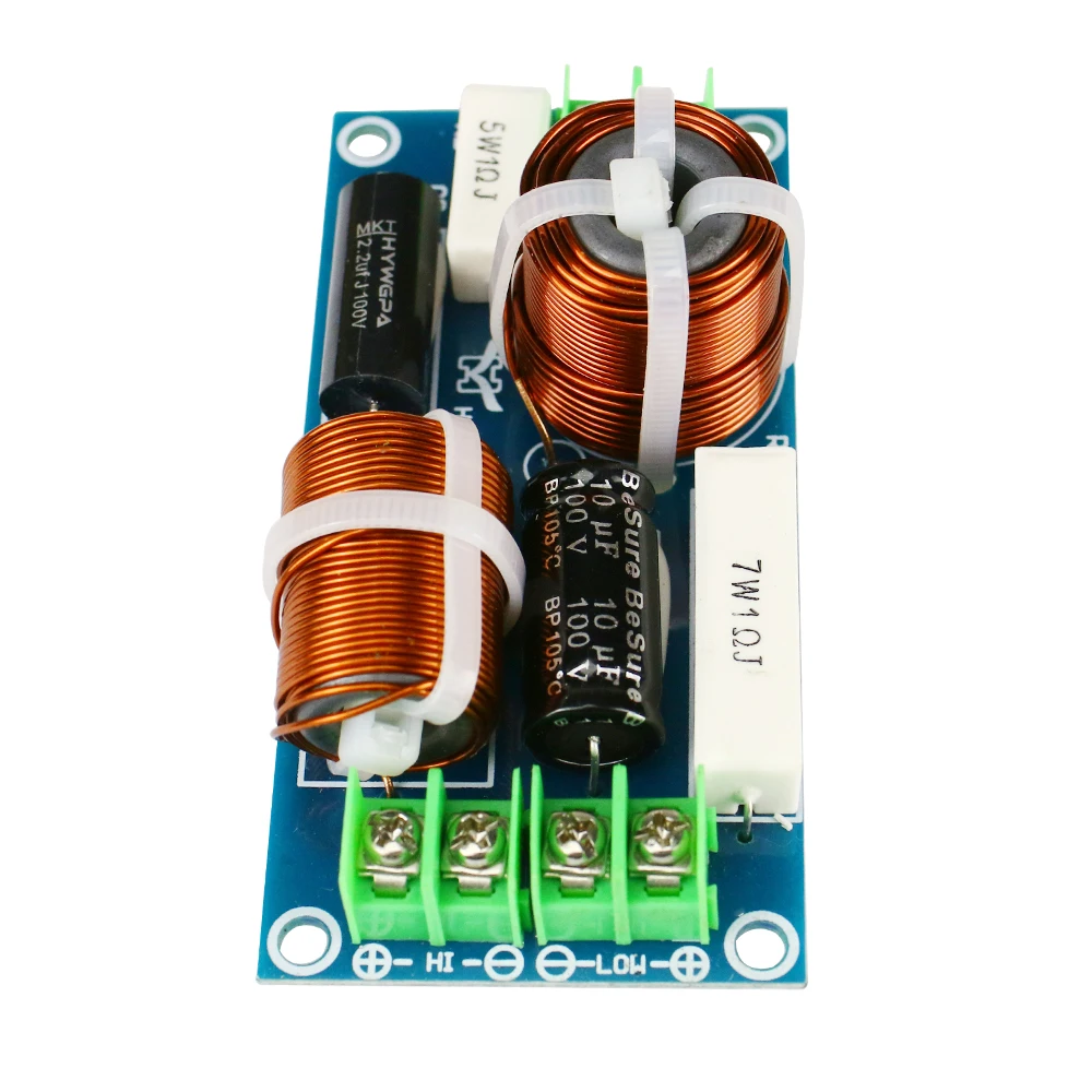 GHXAMP 120 Вт динамик двухсторонний кроссовер звук ВЧ бас 3,2 кГц HIFI MKT емкость 1,0 Чистая медь 8 дюймов книжная полка динамик 2 шт
