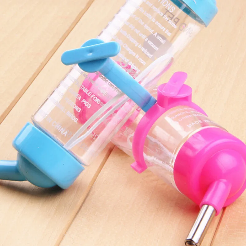 

80ML Pet Automatic Drinking Water Fountain Waterer Feeder Bottle for Small Cat Dog Rabbit Hamster Gerbil