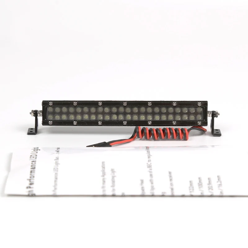 

Trx4 Metal LED Roof Lamp Light Bar for 1/10 RC Crawler Traxxas Trx-4 Trx 4 SCX10 90027 & SCX10 II 90046 90047 90020 RC4WD D90