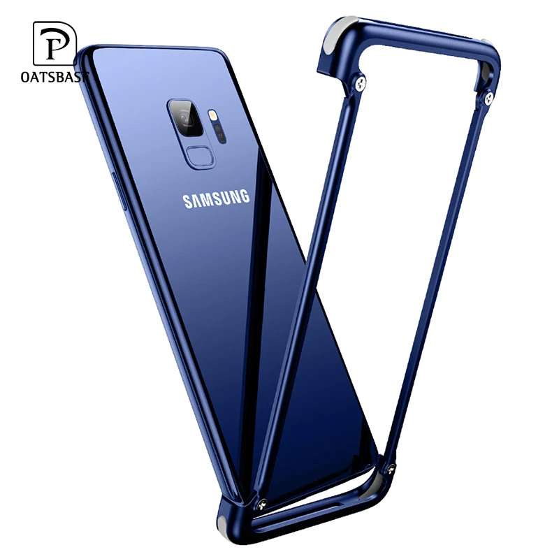 OATSBASF водителя металлический корпус для Samsung Galaxy S8 личности основа плюс S9 бампер