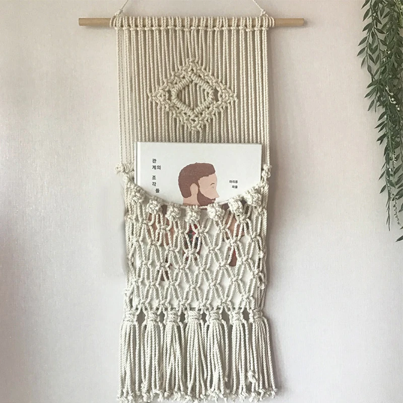 

Handmade Macrame Hanging Wall Tapestry Wedding Ceremony Backdrop Wall Art Wedding Decoration Home Living Room