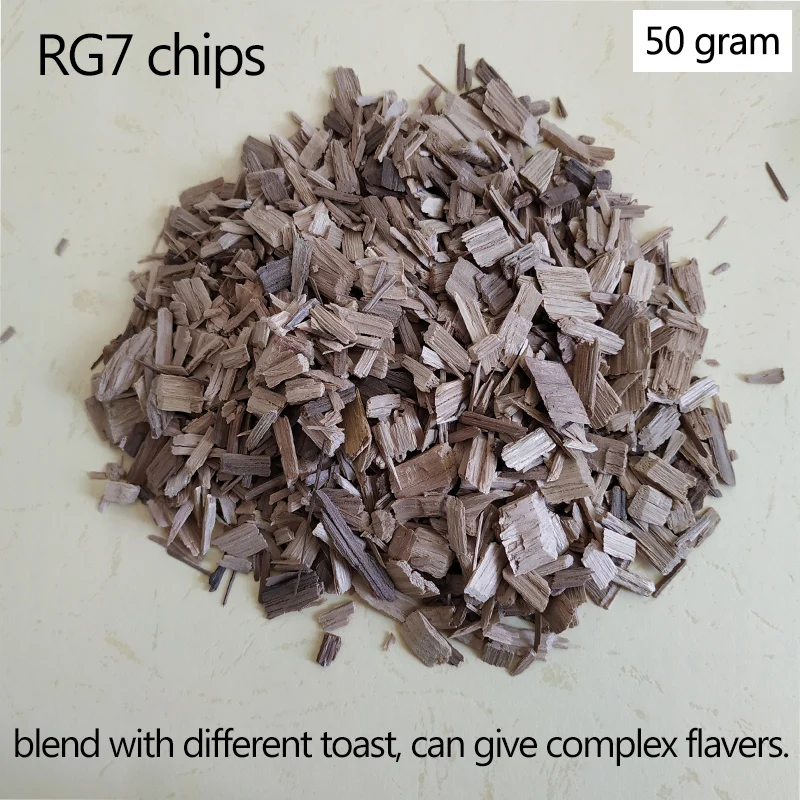 50g/3pcs Oak Chip For Bbq French Oak Home Brewing Wine Making Blend