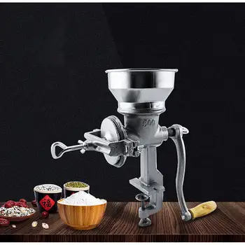 

Kitchen Grinding Salt Mill Tools Home Handheld Manual Flour Mill Grinder Home Kitchen Supplies for Rice Beans Pepper Grinding