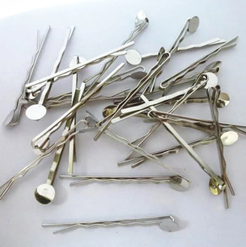 

100 Hair Clips Base Barrette Finding 5cm long