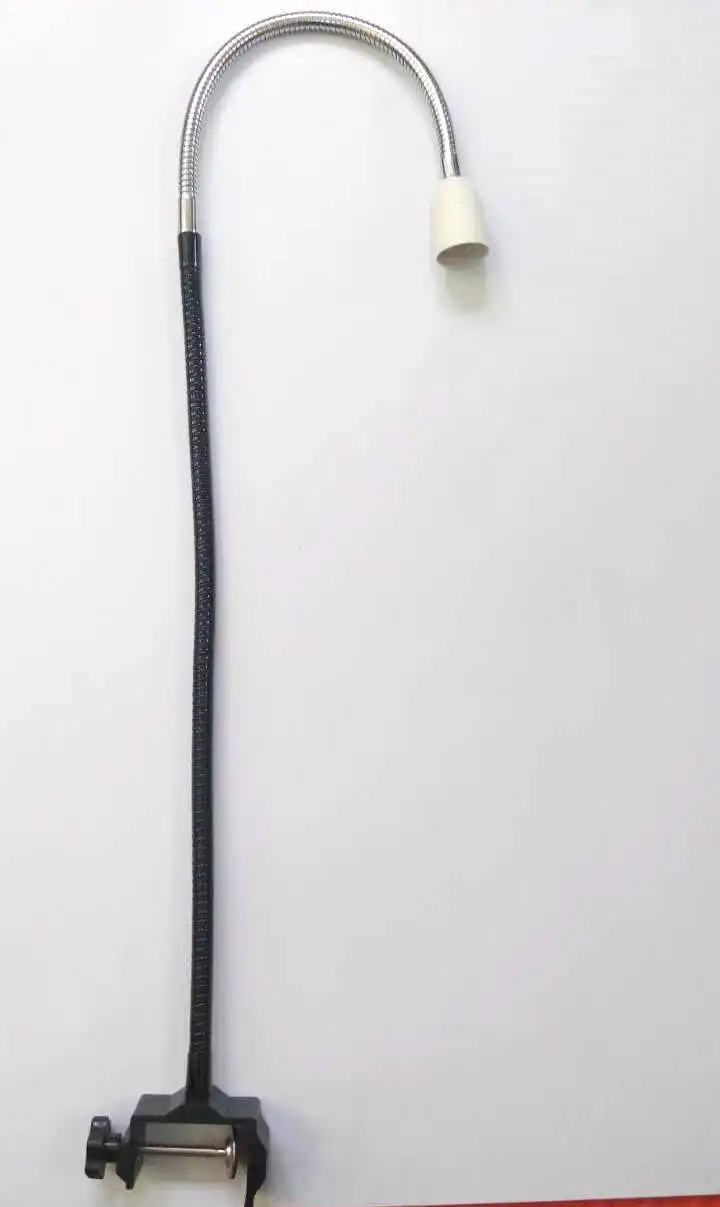 

1 meter Max 66mm Aquarium lamp clamp Fish tank lights stent coral lamp stand gooseneck clamp for E26 E27 Base PAR20/PAR30/ PAR38