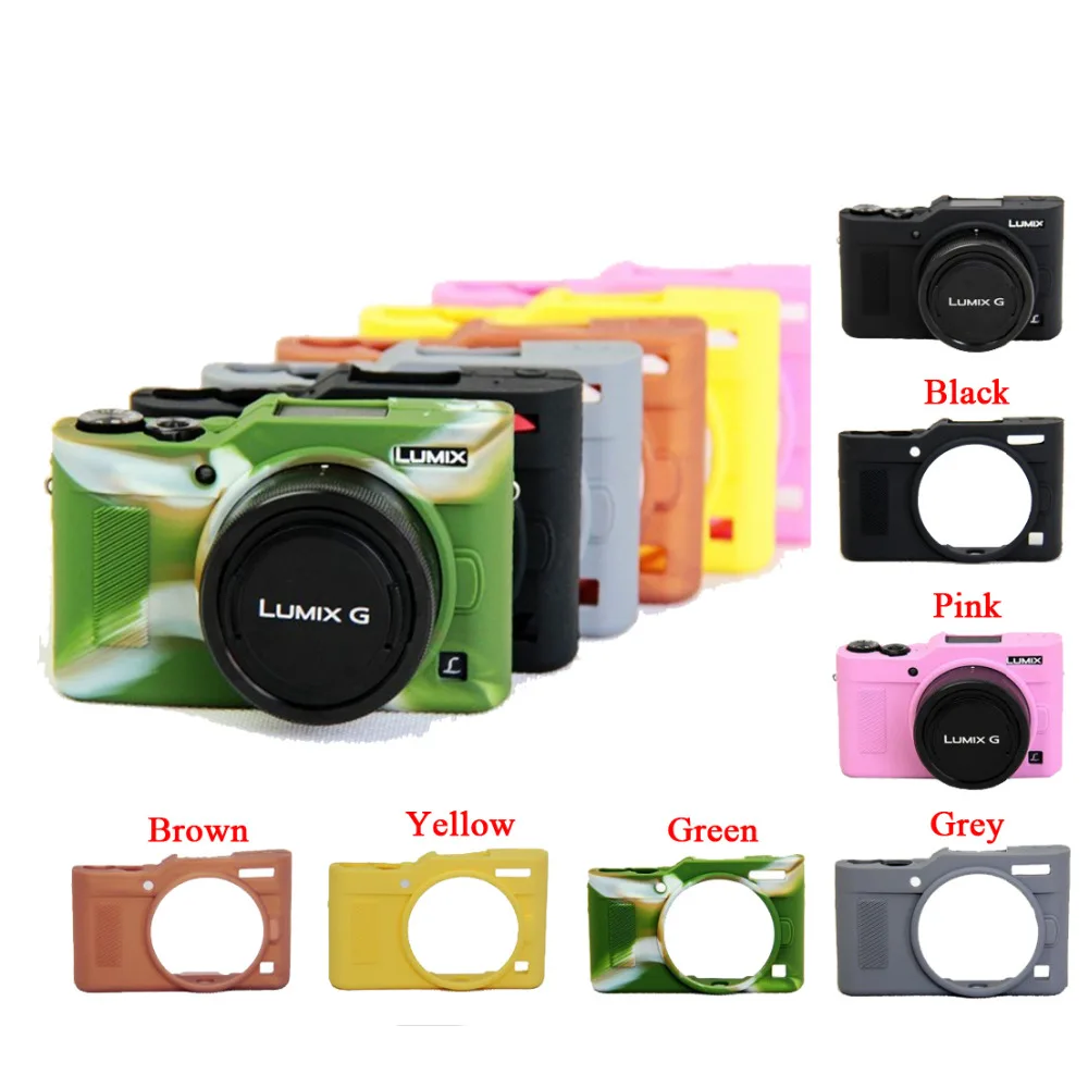 Приятный мягкий Камера видео сумка для Panasonic Lumix gf8 gf7 GF9 силиконовый чехол резиновая Камера чехол Защитный чехол кожи