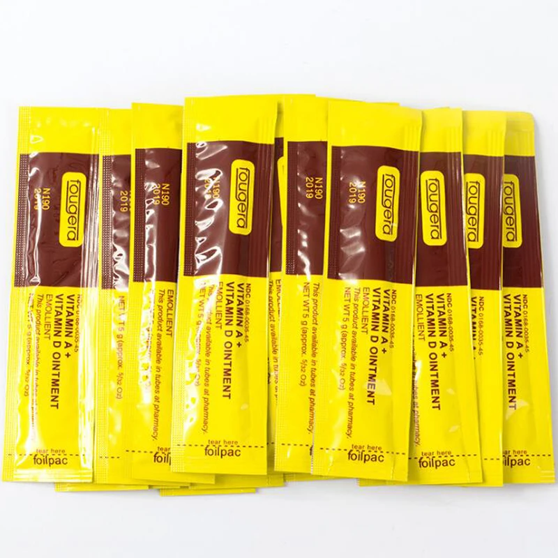 جديد 100 Pcs Fougera فيتامين مرهم A & D مكافحة ندبة الوشم الرعاية اللاحقة كريم ل الوشم الجسم الفن تجميل دائم الوشم اكسسوارات