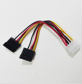 

4P TO SATA power cord two serial power line \ D type 4PIN to double SATA serial X50
