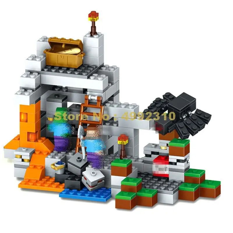 

10174 251pcs my world the cave bela building block 21113 Bricks Toy