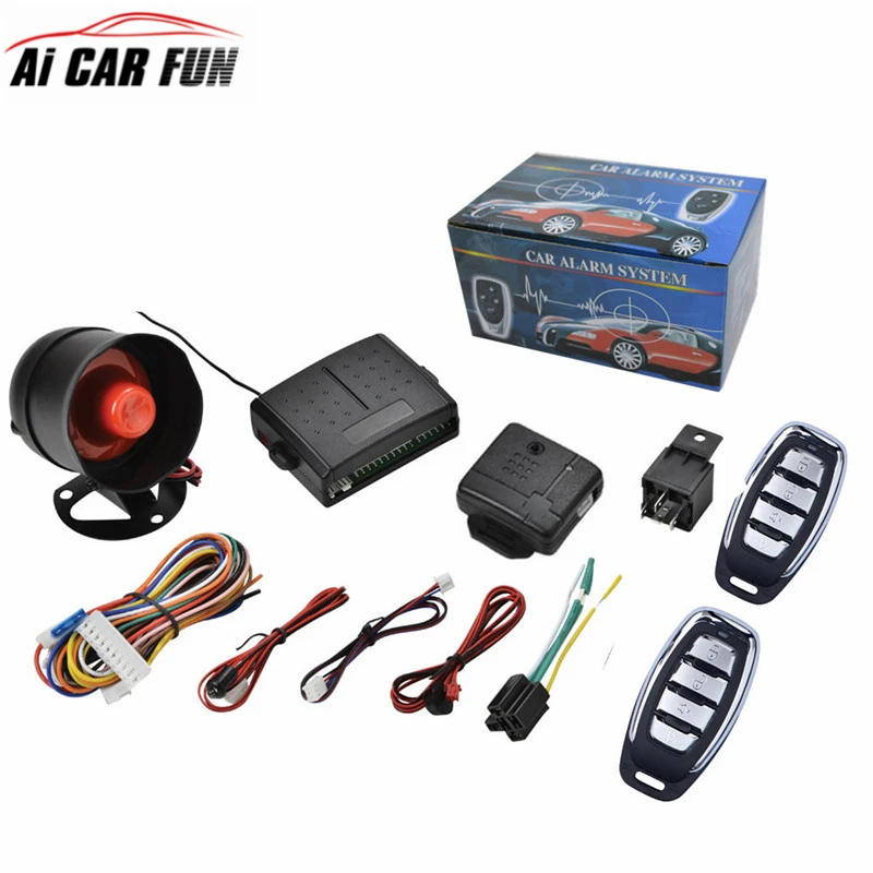 Buy Lb 102C 12V Car Alarm System One Way Vehicle Burglar Alarm Security