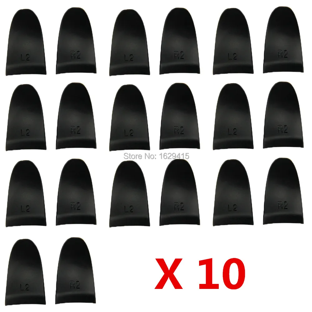 

IVY QUEEN 10 Pairs Black R2 L2 Trigger Extenders for Dualshock 4 PS4 DS4 Controller Dual Triggers Attachments