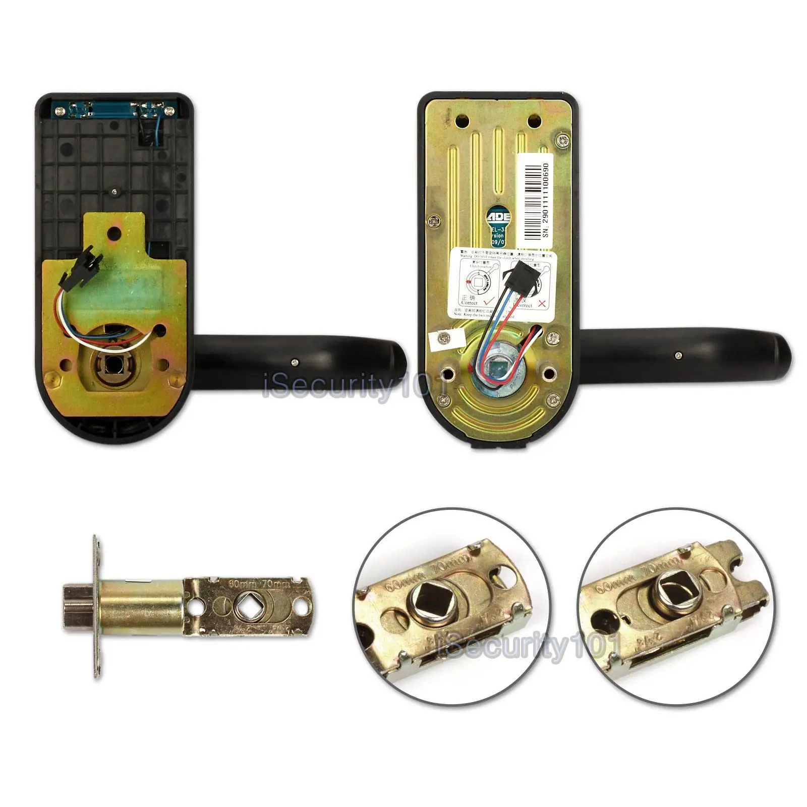 LS911 Black LS9 биометрический дверной замок с паролем и отпечатком пальца|lock password|lock