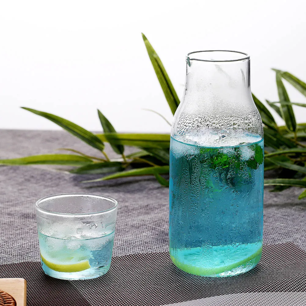 2 In 1 Nordic Glass Cup with Lid Heat-Resistant Coffee Water Beer Cup Set Teiera con tazza singola H99F