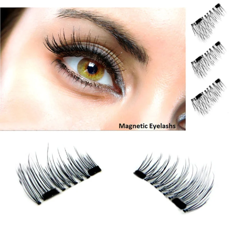 

3D Magnetic False Eyelashes Soft Natural Makeup Mink Magnet Fake Eyelashes Natural Eye Lashes Extension Handmade