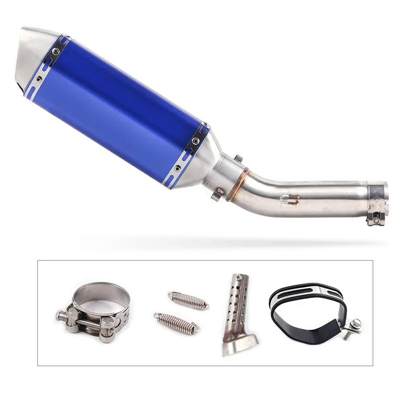 CB400 Slip On For Honda VTEC CB 400 N SF Super Four Motorcycle Exhaust Muffler Middle Link Pipe - Image 5