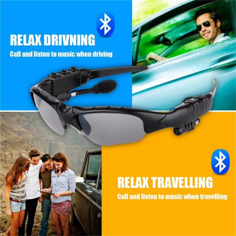Bluetooth glasses earphone headphone for phone xiaomi smartphone (22)