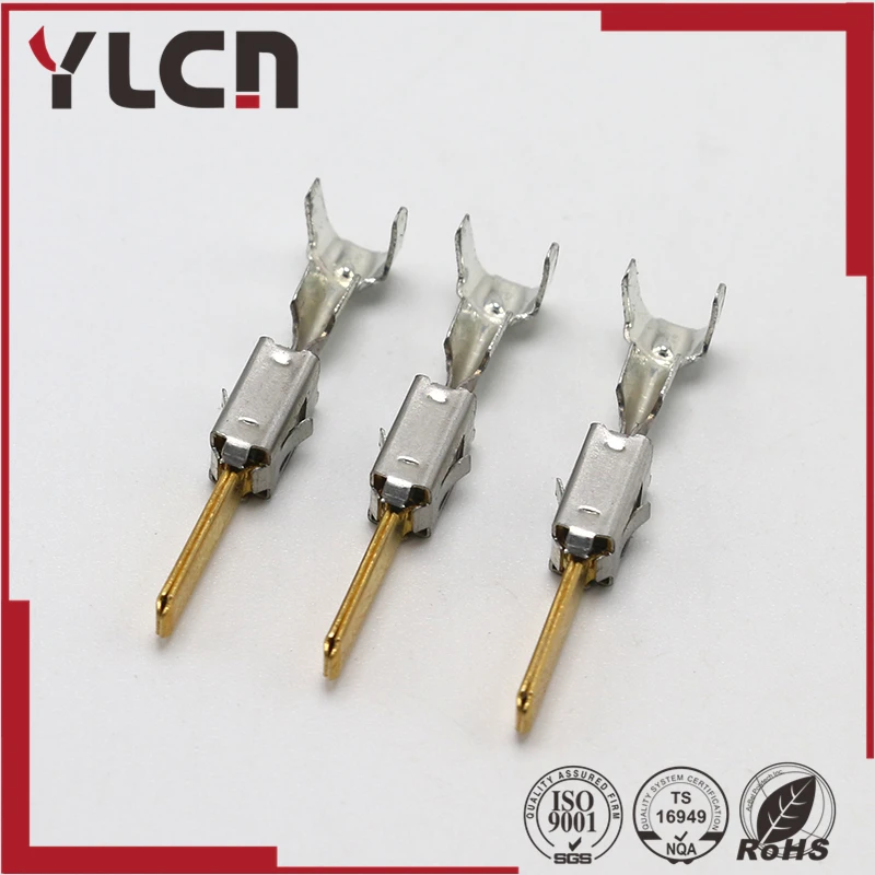 Free shipping 2.8 series gold plated wire terminal Crimp terminal auto