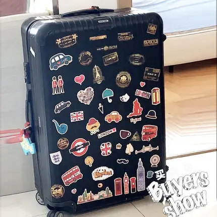 Pegatinas Vintage de para maleta, pegatinas impermeables para ordenador y refrigerador, 20 Uds.|pegatinas| - AliExpress