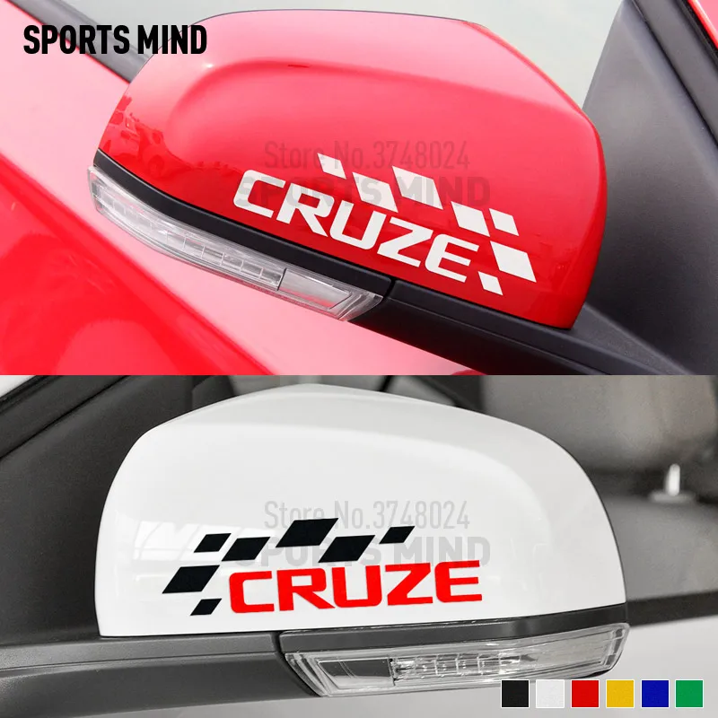 1 пара для Chevrolet Cruze Chevy Cruze, автомобильные аксессуары, зеркало заднего вида, автомобильные наклейки, наклейка на автомобиль, Стайлинг автомобиля