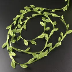 6 метров шелковые зеленые листья ротанга искусственный цветок DIY гирлянды аксессуар для дома Свадебные венки украшения