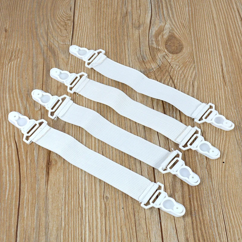 4pcs set fitted bed sheet holder grip mattress gripper clip fastener fitted sheet clip