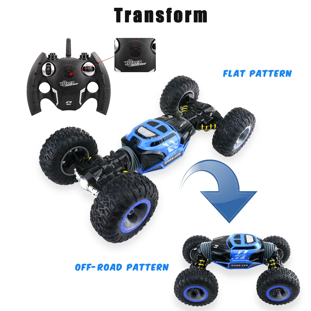 JJR/C JJRC UD2169A 2,4G 1:16 RC автомобиль 4WD двухсторонний трюк автомобиль один ключ преобразования Рок Гусеничный мини грузовик RTR RC, Игрушечная модель