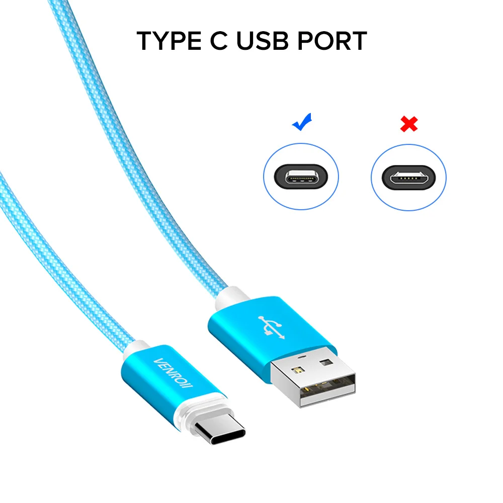 2.4A type C USB кабель 1 м для samsung Galaxy S10 S9 S8 Plus A9 Note 8 7 Быстрая зарядка шнур Mi 10 9 телефон