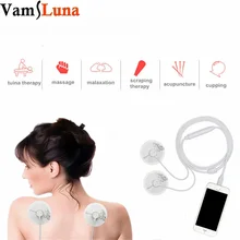 Mini Massage Stickers Electronic Pulse Massager USB Charge With 6 Modes font b Muscle b font