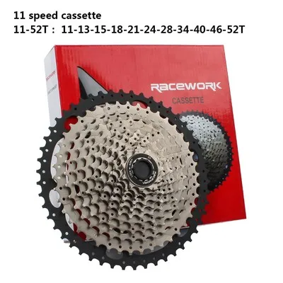 11 Speed 11-52T RACEWORK Mtb маховик мотоцикла 11 скоростная кассета - Цвет: 11 Speed 11-52T