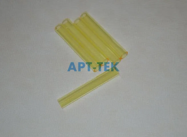 

IPL yellow UV glass water flow tube in IPL handpiece 12*63mm