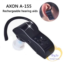 Модные Axon A-155 слуховой аппарат Малый в ухо Невидимый Best Цифровой Регулируемый тон Звук Усилители домашние