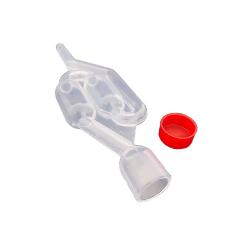 

S-Shape Air Lock Twin Bubble Grommet Homebrew Beer Fermentation Wine Making New