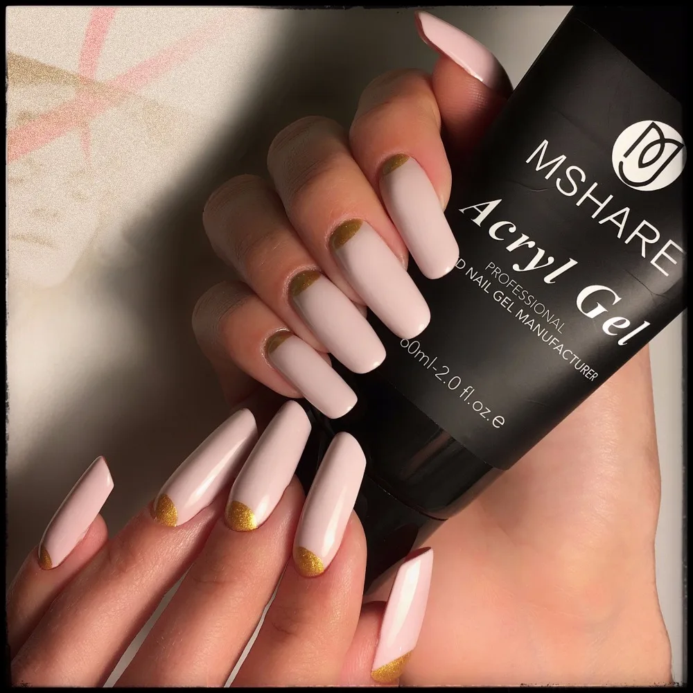 Big Discount MSHARE 60ml UV Builder Gel Acryl Poly Gel Nais Extension