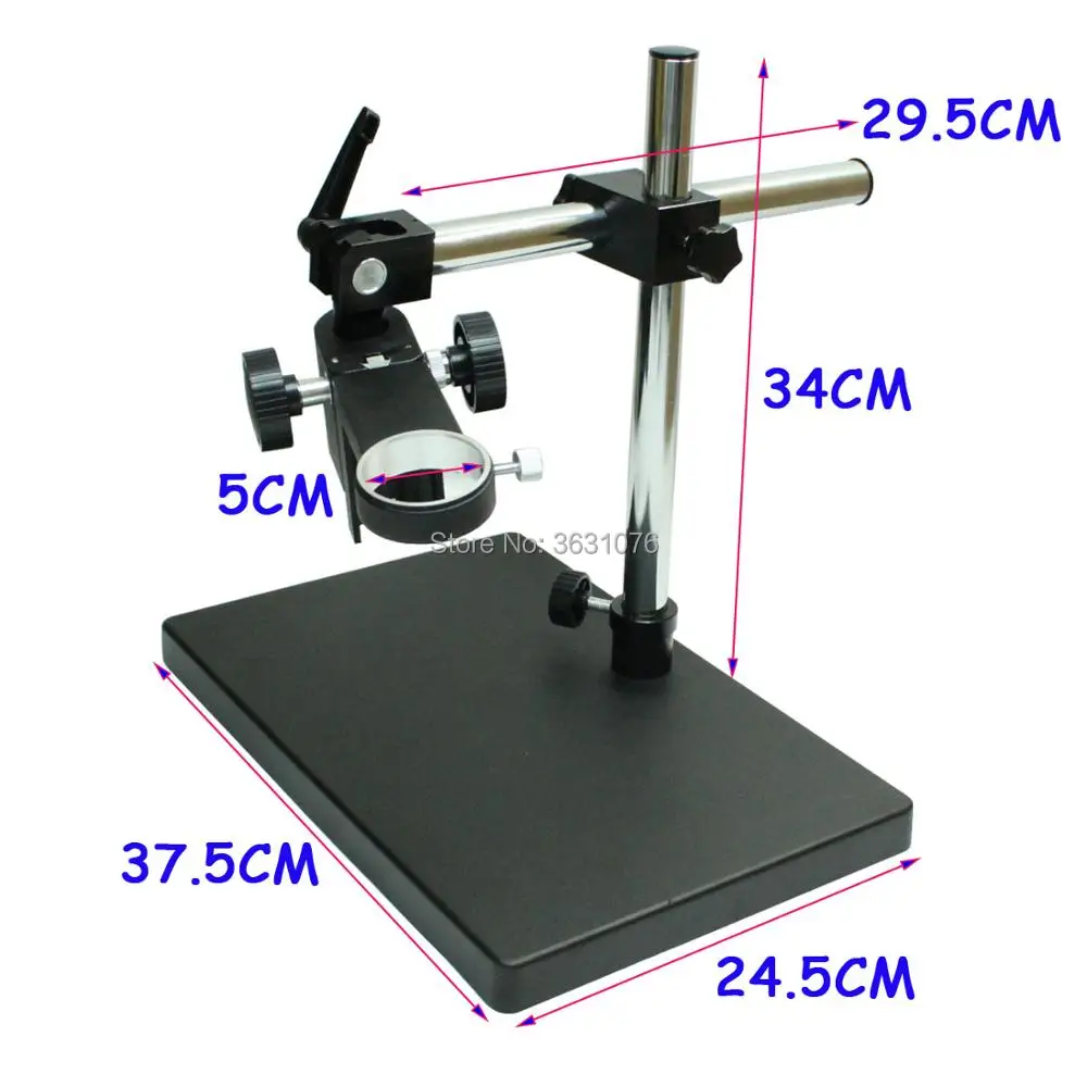 

Big Size Adjustable table Stand Holder +Multi-axis Adjustable Metal Arm for Lab Industry Microscope Camera