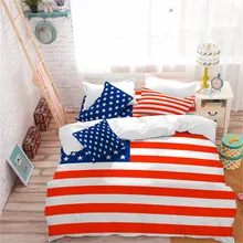 American Flag Bedding Set Independence Day Star Striped Flag Duvet Cover Patriot Theme Quilt Cover Pillowcase Bedclothes 3Pcs American Flag Bedding Set Independence Day Star Striped Flag Duvet Cover Patriot Theme Quilt Cover Pillowcase Bedclothes 3Pcs