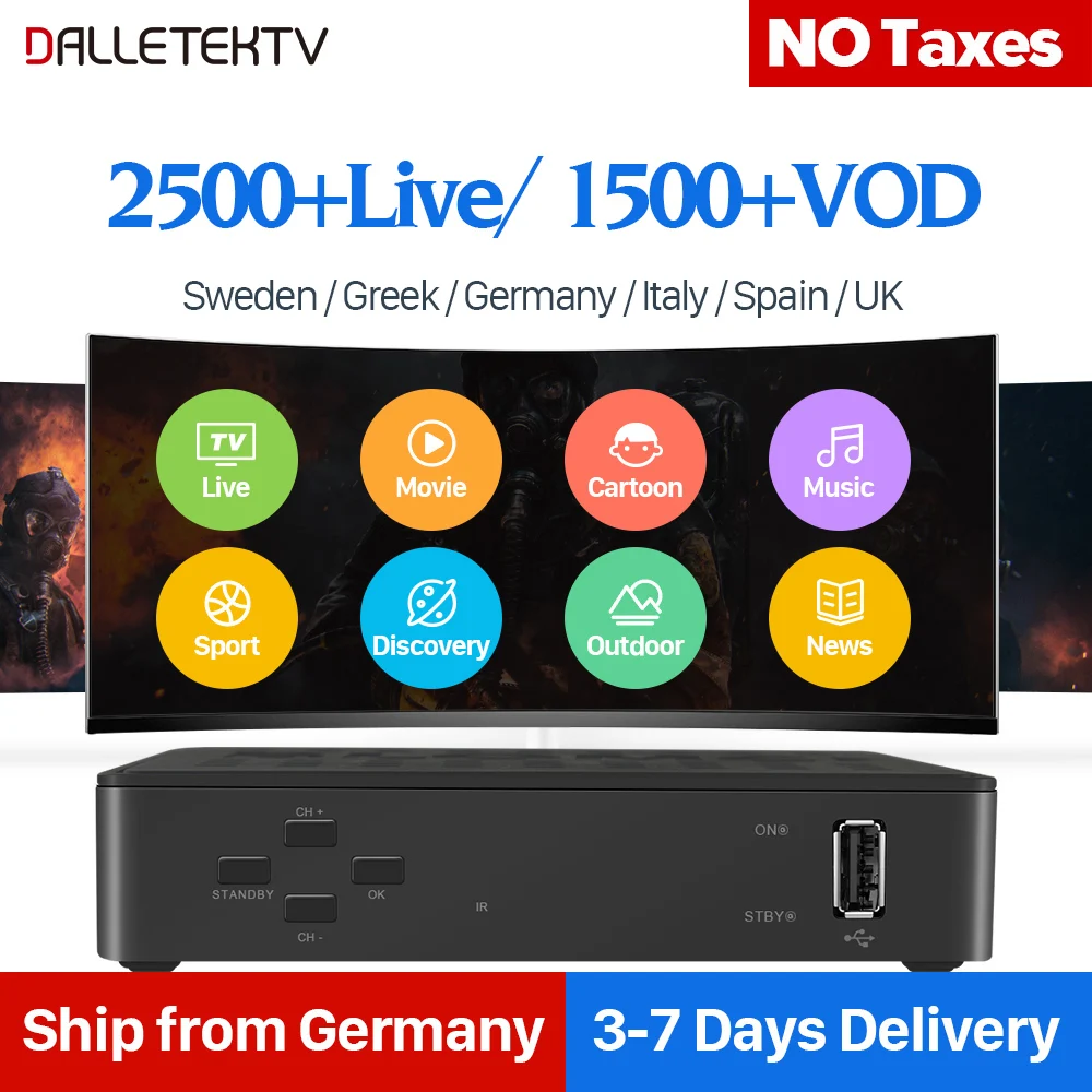 

BLOMC One Linux IPTV Box Sweden 1 Year IUDTV Code IPTV Swedish Spain Germany Italia Support Stalker and Xtreamcode Portals IPTV