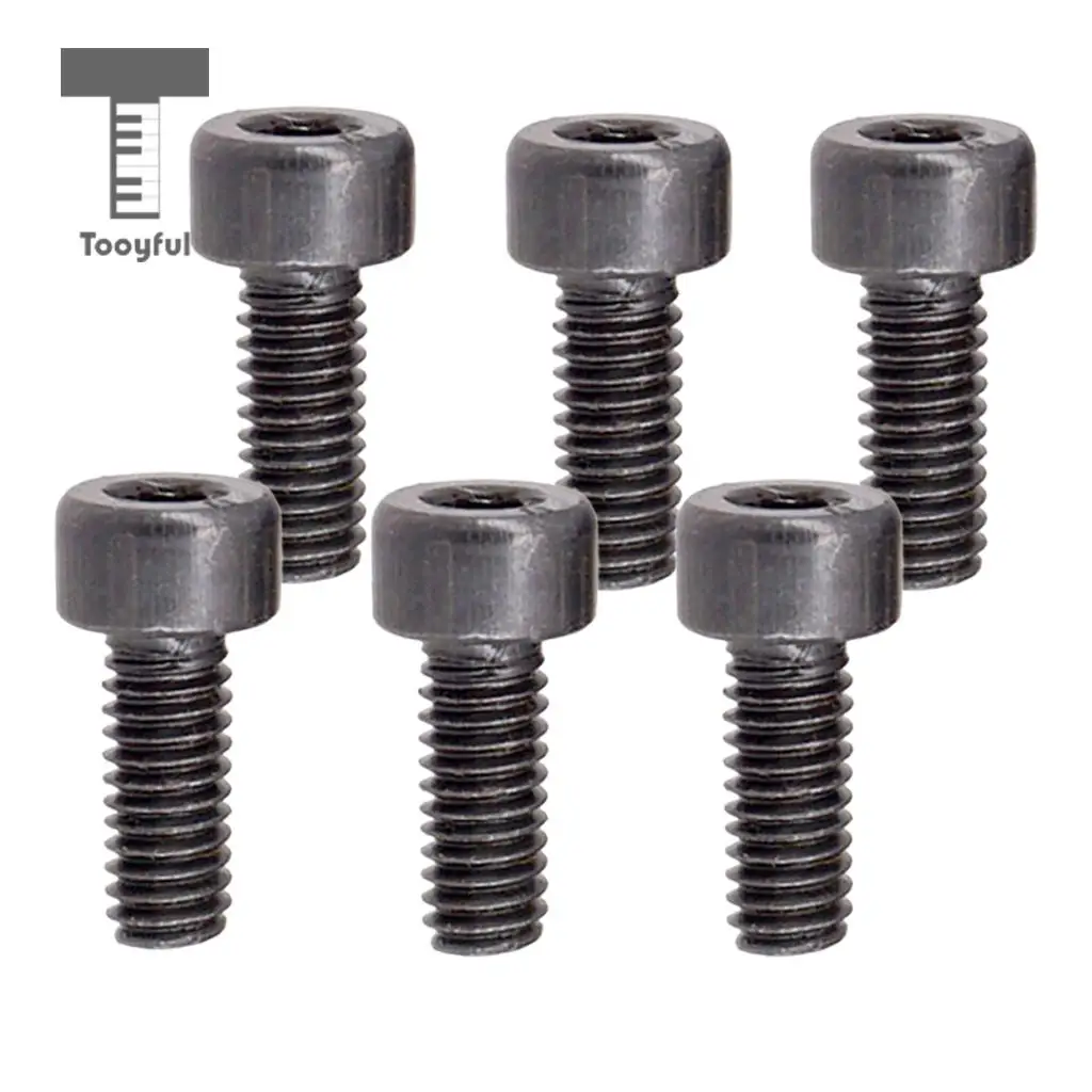 6 шт. шестигранные винты для электрической гитары|guitar screws|locking nut screwsstring locking nuts |