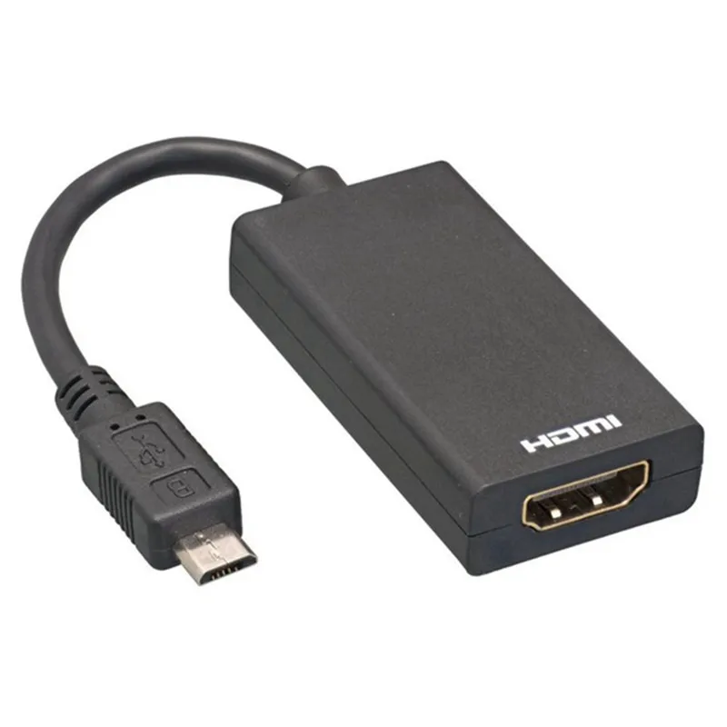 Micro-USB к HDMI адаптер для ТВ-монитора 1080 P HD аудио кабель и преобразователь видеосигнала HDMI для Samsung Huawei HTC MHL устройства
